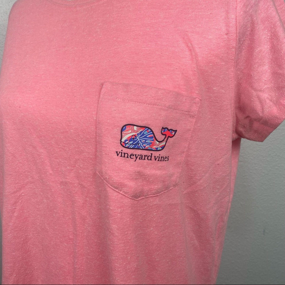 1. Vineyard Vines Front Pocket Shirt - Pink - Picture 2 of 7